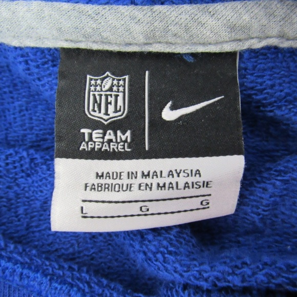 Nike New York Giants Sweatshirt Mens Large L Blue - Picture 5 of 6